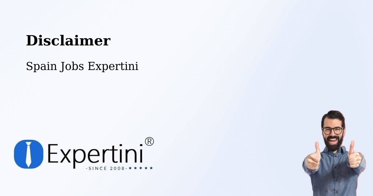 Disclaimer – Herrera - Spain Jobs Expertini